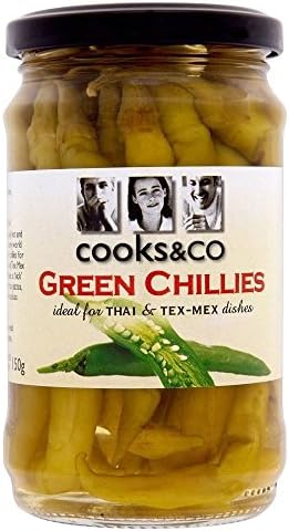 Cooks & Co Green Chillies (300g)