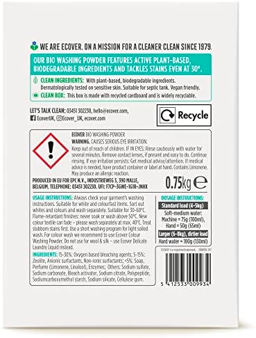 Ecover - Bio Washing Powder - 750g