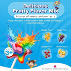 Rainbow Star Lollipops Swirl 18 PCS - Star Shaped Lollipop - Bulk Lolipop Candy Suckers Treats - Swirly Candies for Birthdays Party Favors and Goodie Bags - Easter Basket Stuffers For Kids