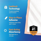 Chucks® Premium Disposable Underpads 30”x36” Ultra Thick Super Absorbent Chux Incontinence Bed Pads Disposable Adult with Adhesive Tape, Extra Large Pee Pads, Pet Training Pads 30x36 [25-Pack]
