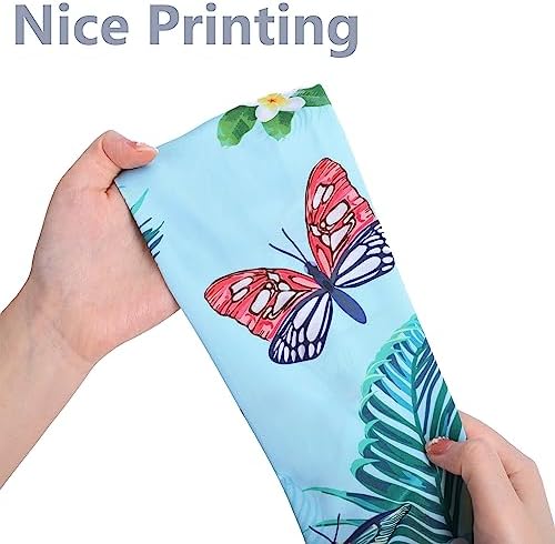 DECOHS Butterfly Gardening Sleeves with Thumb Hole-Flower Farmer Gardening Arm Sleeves Farm Arm Cover for UV Sun Protection