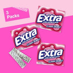 EXTRA Classic Bubble Sugar Free Chewing Gum, 15 Sticks (3 Pack)