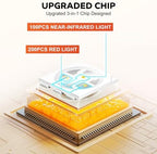 Red Light Lamp with Base, Red Light & Near Infrared Red Light Lamp with Timer, Red Lamp for Home/Office Use