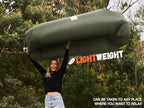 WEKAPO Inflatable Couch Air Lounger Chair - Camping & Beach Accessories, Portable Blow up Sofa for Hiking, Lawn, Indoor/Outdoor Movies & Music Festivals. Lightweight and Easy to Set Up Air Hammock