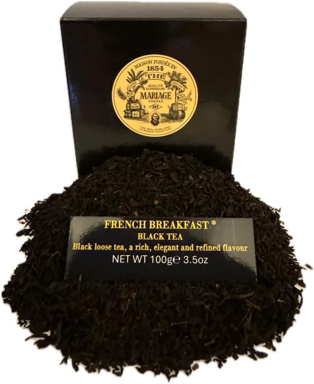 Mariage Freres French Breakfast, Black Tea 100g 3.5oz Loose Tea (1 Pack)