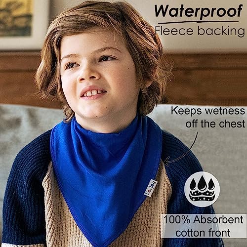 Lovjoy Large Bandana bibs - Special Needs Bibs - For Older Children, Youth and Adults - Practical, absorbent and Stylish
