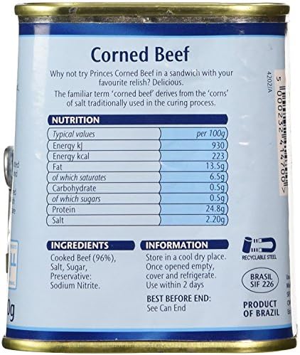 Princes Corned Beef (340g) - Pack of 6
