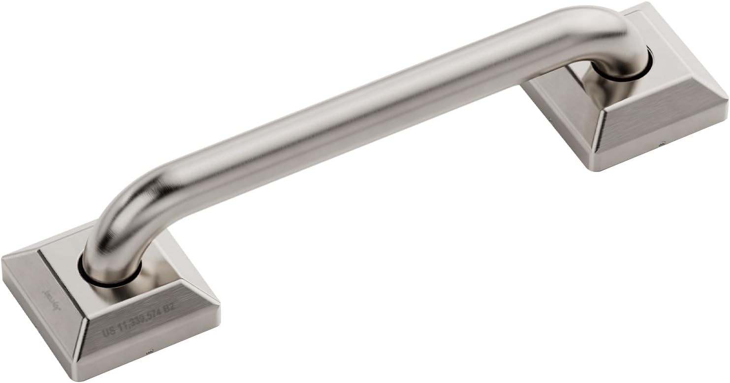 JoyRain 9" Multi-Function Safety Grab Bar | Wall-Mounted Support Handle for Shower, Bathtub, Toilet & Door (Stability Aid for Elderly & Disabled)