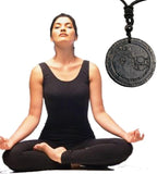 RICHRAIN Shungite Necklace Shungite Stone Pendant Crystal Protection Healing Crystals for Women Men