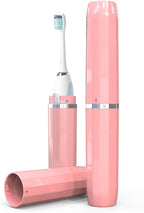 Long electric toothbrush travel case, Ventilated & Portable Travel Holder，Universal Fit for Most Electric Toothbrushes (Pink)