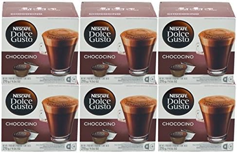 Dolce Gusto Chococino Capsules For The Dolce Gusto Machine By Nescafe (Case of 6 packages; 96 Capsules Total)