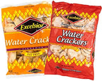 Excelsior Water Crackers Sampler Bundle - 1 x Original Water Cracker + 1 x Cinammon Water Cracker