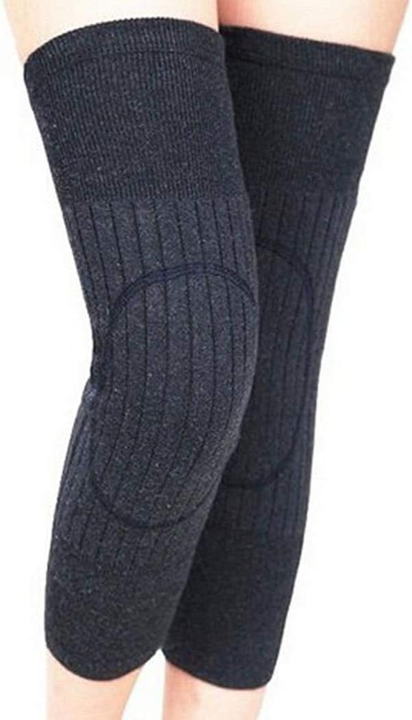 Cashmere Knee Warmers Leg Warmers Men Women Thicken Lengthen Knee Pads Brace Support Knee Protector Winter Warm Thermal Knee Compression Sleeve Running Cycling Ski Knee Brace Pad Leggings Support