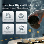 Sanskar Nepal - Black Tea, Single-Origin Black Tea from Nepal, High-Altitude-Grown Loose Leaf Tea, 50 g/1.7 oz Bag Yields 25 Cups