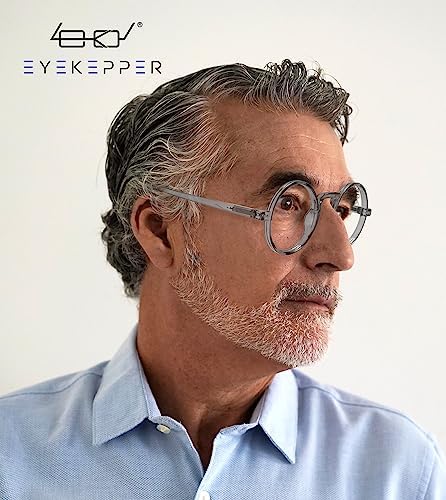 Eyekepper Round Reading Glasses for Women Men Retro Readers