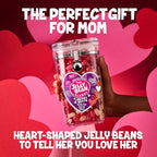 The Jelly Bean Planet Heart Beats Jelly Beans, Easter Candy Hearts Jar – Heart Shaped in 5 Fruity Natural Flavors, Gluten Free, Kosher, Gourmet Jellybeans Gift, Classroom, Parties, Sharing - 23 oz
