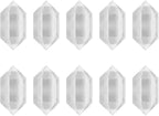 Jet Beautiful Crystal Quartz Herkimer Gemstone Sphatik Diamond Healing Free Booklet Crystal Therapy Original Crystal Natural Authentic Good Luck Genuine Divine Holy (10)