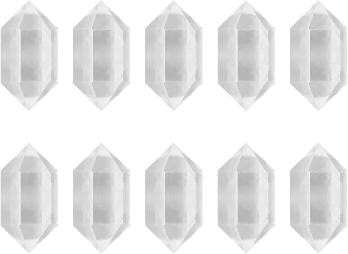 Jet Beautiful Crystal Quartz Herkimer Gemstone Sphatik Diamond Healing Free Booklet Crystal Therapy Original Crystal Natural Authentic Good Luck Genuine Divine Holy (10)