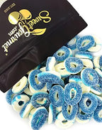 SweetGourmet Gummy Blue Raspberry Rings | Gummi Candy | 2 Pounds