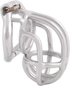 TERNENCE Ergonomic Design Chastity Device 304 Steel Stainless Easy to Wear Male Virginity Lock Chastity Belt K250 (50mm/ L Size)