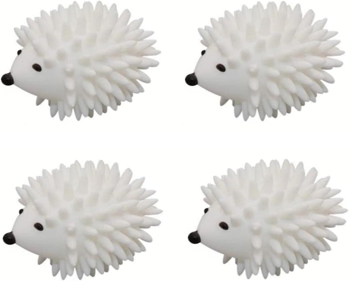 Laundry Dryer Balls - 4 Pack Premium Reusable Dryer Balls Replace Laundry Drying Natural Fabric Softener (White)