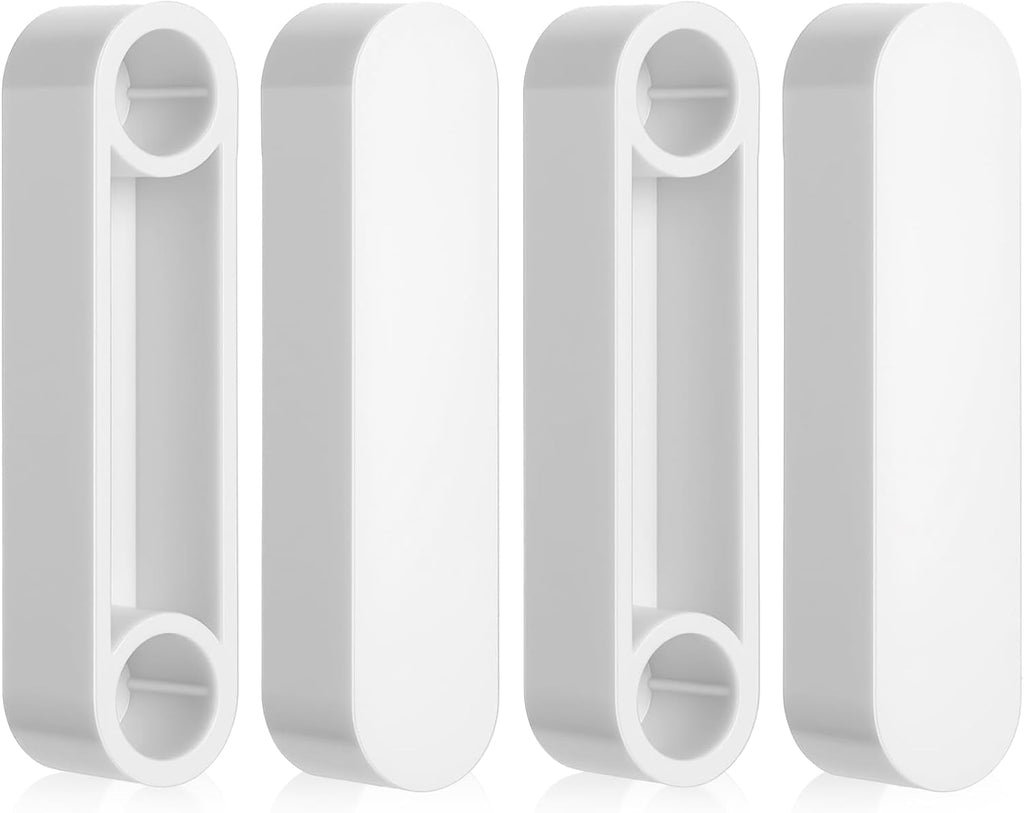 4 Pcs Closet Rod End Caps Plastic Rod Spacer Cap Wire Shelf End Caps Closet System Parts Shelf Covers For Wire Shelve