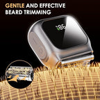 Electric Razor for Men,Innovative Mirror-Like Design,Beard Trimmer for Men with 20,000 RPM Motor,LED Display,3 Floating Blades,IPX7 Waterproof,Mini Men's Foil Shavers - Perfect for Travel & Home Use