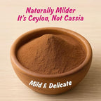 Spice Profile USDA Organic Ceylon Cinnamon Powder, Lab Tested for Heavy Metals, Resealable 4oz Pouch, Dalchini, Canela de Ceilán