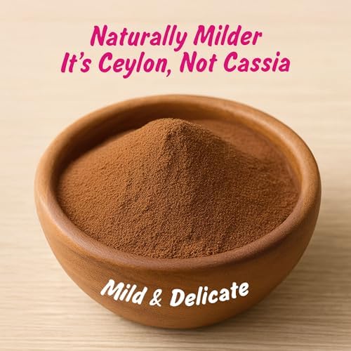 Spice Profile USDA Organic Ceylon Cinnamon Powder, Lab Tested for Heavy Metals, Resealable 4oz Pouch, Dalchini, Canela de Ceilán