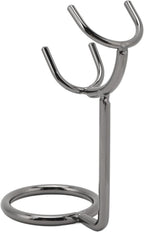Brrnoo Stainless Steel Shaving Brush Holder Stand with Universal Fit, Air Drying Design, Compact Size, Suitable For Most Brush and Beard Trimmer