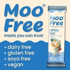 15 x Moo Free Natural White Chocolate Dairy Free & Vegan Mini Bar 0.71 oz
