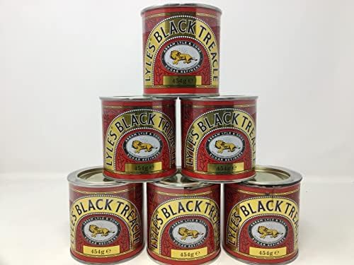 Lyle's Black Treacle, 16-Ounce Containers (Pack of 6)