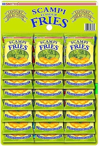 Smiths Pub Card Bundles Bacon Scampi Fries 24 x 24g (48 x Scampi Fries)