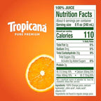 Tropicana Pure Premium 100% Orange Juice, No Pulp, Calcium and Vitamin D, 46 fl oz