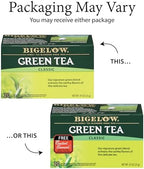 Bigelow Tea Classic Green Tea, Caffeinated Tea, 20 Count Box (Pack of 6), 120 Total Tea Bags