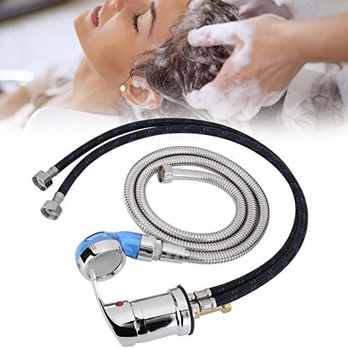 Salon Shampoo Bowl Faucet, Universal Alloy Shampoo Faucet and Sprayer Kit with Hose for Beauty Salon, Barber Shop, Hair Salon, Backwash Station