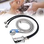 Salon Shampoo Bowl Faucet, Universal Alloy Shampoo Faucet and Sprayer Kit with Hose for Beauty Salon, Barber Shop, Hair Salon, Backwash Station