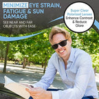 Yogo Vision Reader Sunglasses for Women and Men, UV400 Tinted Reading Sunglasses 3-Pk