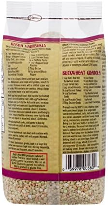 Bob's Red Mill, Organic Whole Grain Buckwheat Groats, Gluten Free, 16 Ounce (453 g)