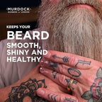 Murdock London Beard Oil for Men - Natural Scent Beard Oil for Healthy growth & Nourishment - Provides Glossy finish - 50 ml