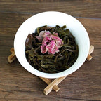GOARTEA Puerh Tea Cake 100g / 3.5oz 2017 Year Raw Sheng Red Rose Flower Bulang Mountain - Chinese Yunnan Puer Pu'er Pu-erh Tea - Tuocha