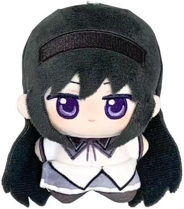 Anime Plush Akemi Homura Figure Soft Stuffed Throw Pendent Figurine Cute Bags Charm Keychain Gifts 10cm