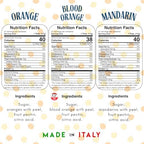 Agrisicilia Marmalade Vareity Pack, Mandarin, Sicilian and Blood Orange – Authentic Italian Citrus Jam with Fruit Peel, Made in Sicily, 12.7 oz per Jar with with Box Packaging