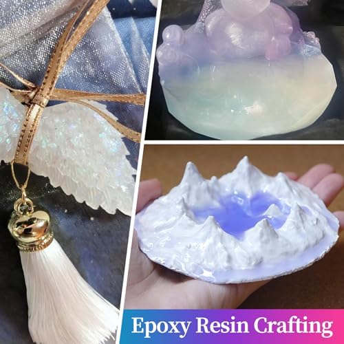 Pearl White Mica Powder for Epoxy Resin，Natural Shimmer Mica Powder Used for Coloring Resin Artwork, car Spray Paint, Candles, soap, Eye Shadow, Lip Gloss, Nail Polish(50g/1.7oz)