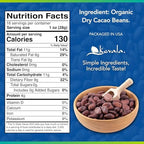 Kevala Organic Cacao Beans - Sun Dried Natural Beans for Brewing, Sugar Free Base for Homemade Chocolate, Nutritious Addition to Breakfasts and Drinks, Vegan Option with No Additives, 1 lb, 16 oz