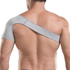 Ipetboom Adjustable Fitness Shoulder Support Brace with Elastic Straps for Left and Right Shoulder Pain Relief and Injury Prevention in Sports