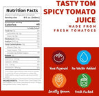 Dei Fratelli Tasty Tom Spicy Tomato Juice, Not from Concentrate, 46oz (6 pack)