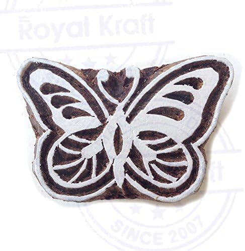 Royal Kraft Wooden Stamps DIY Fabric, Textile, Clay, Pottery, Paper, Henna Printing Blocks THDtag025
