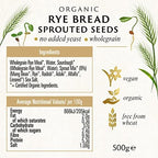 BIONA Organic Rye Bread with Sprouted Seeds, 500 GR