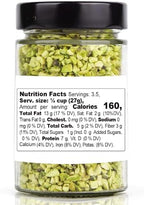 GUSTO ETNA Pistachios Chopped, 3.5 oz (100 g), Sicilian Raw Pistachio Crumbles, Bronte, Sicily, Italy Pistachio Pieces Baking, Cooking, Ice Cream Topping, Pizza Pasta, sanwhich, Non GMO